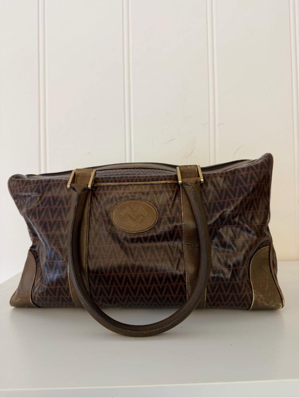 ✨ Vintage Mario Valentino Made in Italy Boston Bag - Picture 2 of 15